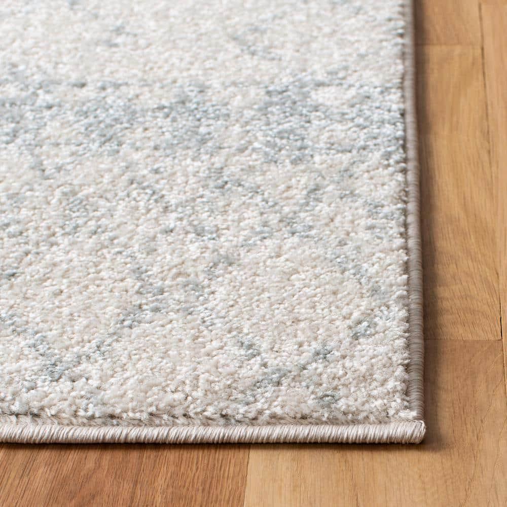 Tulum Ivory/Light Gray 9 ft. x 12 ft. Moroccan Area Rug