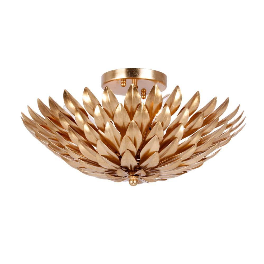 Crystorama Lighting - Four Light Ceiling Mount - Ceiling Mount - Broche - Four