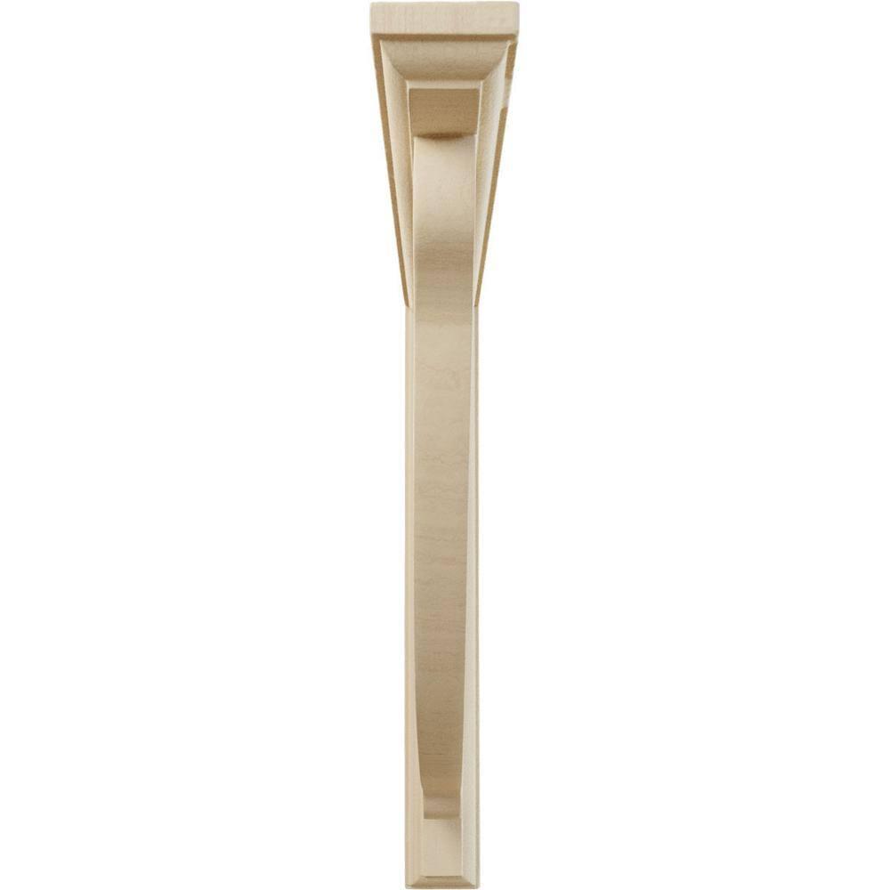 Ekena Millwork Crendon 12'' H x 1.50'' W x 12'' D Wood Bracket / Corbel
