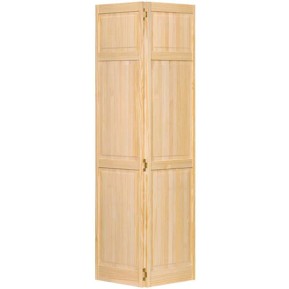 Kimberly Bay Paneled Wood Unfinished Bi-Fold Door