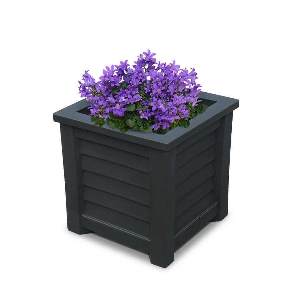 Mayne Inc. Lakeland Square Resin Planter with Water Reservoir