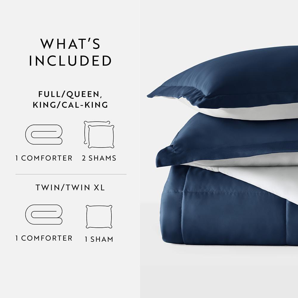 Becky Cameron Reversible Down-Alternative Comforter Bedding Set