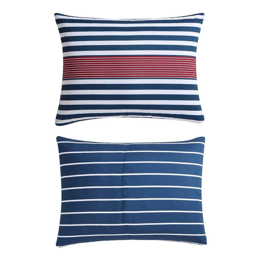 Nautica Nautica Kennedy Stripe Reversible Navy Comforter Set