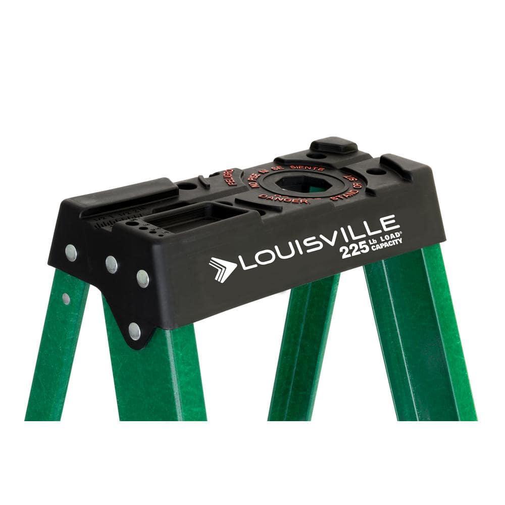 Louisville Ladder 4 ft. Fiberglass Step Ladder with 225 lbs. Load Capacity Type 2 Duty Rating