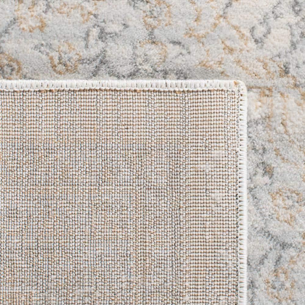 Jasper JSP101 Power Loomed Area Rug - Grey/Red - 8'x10' - Safavieh