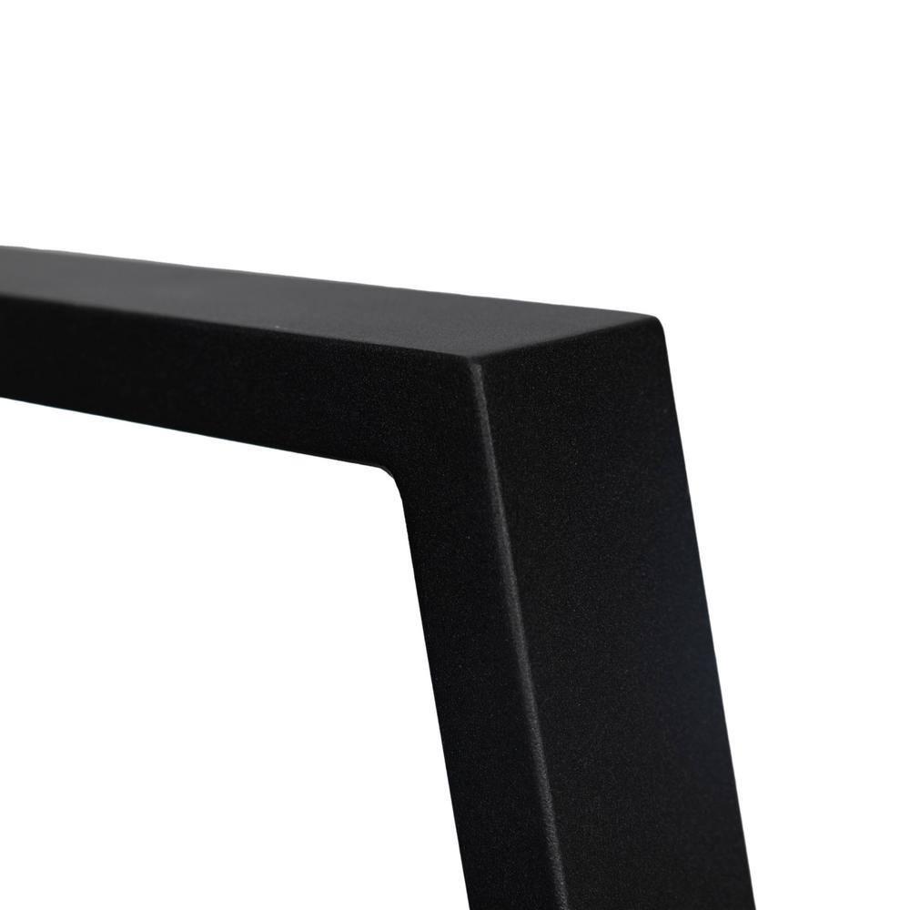 Chelsea Modern Patio Black Dining Armchair with Removable Cushions in Aluminum by LeisureMod
