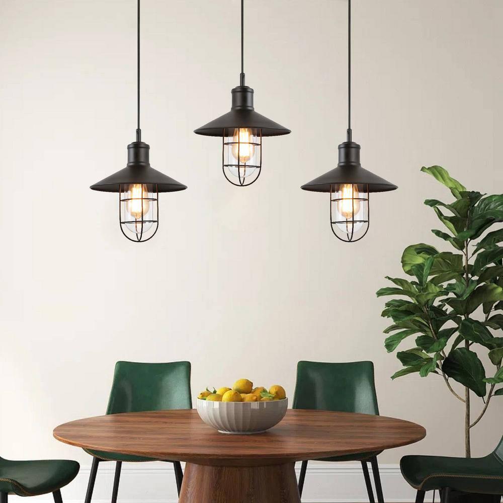 1 - Light Satin Black Single Pendant