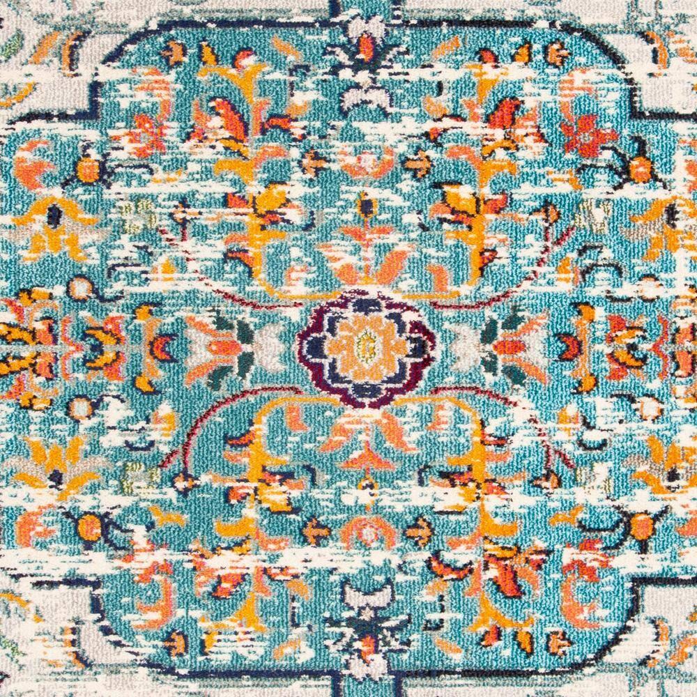 Madison MAD447 Power Loomed Indoor Area Rug - Grey/Light Blue - 8'x10' - Safavieh