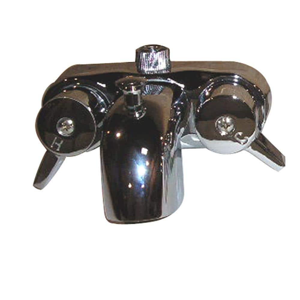 2 Handle Bathroom Clawfoot Tub Faucet with Diverter