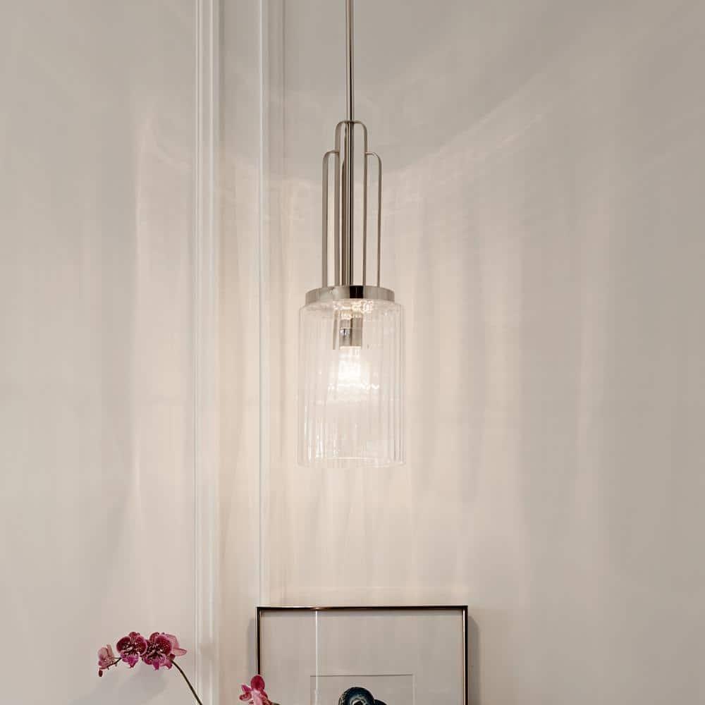 Kichler Lighting Kimrose 1 - Light Pendant in  Polished Nickel