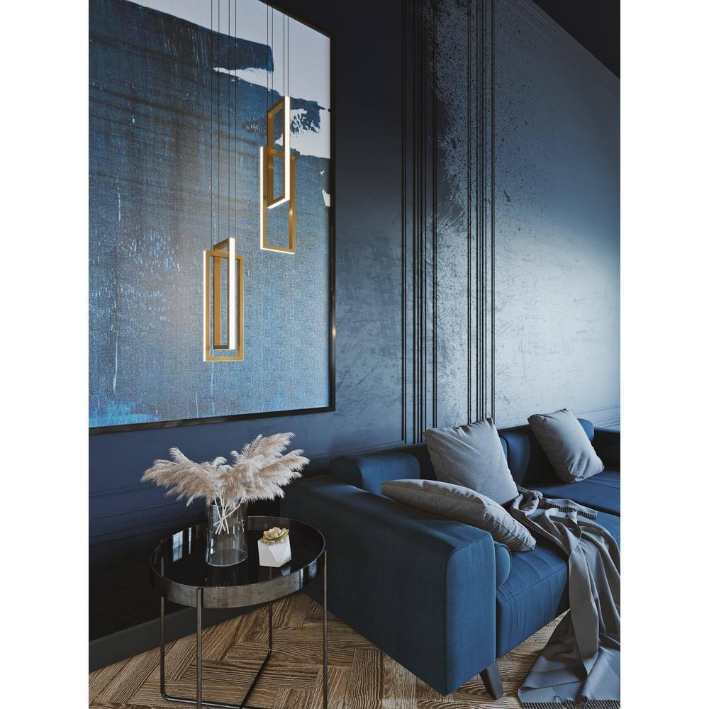 AFX - Cole - 2 Light Pendant-Gold Finish