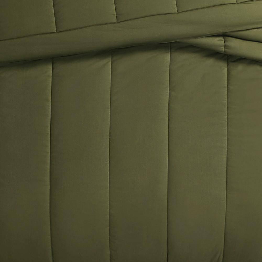 Brooklyn Loom Brooklyn Loom Oversized Cotton Percale King 3 Piece Comforter Set