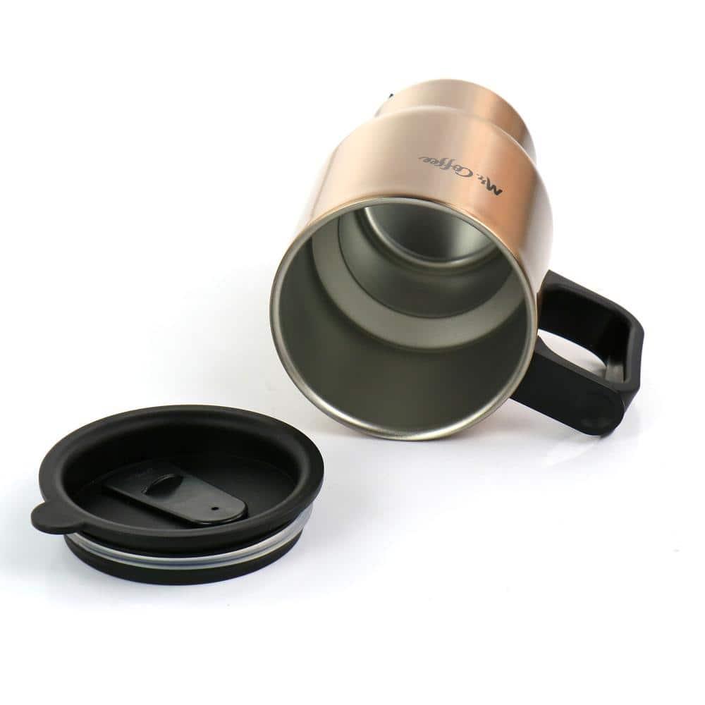 Mr. Coffee Double Wall Stainless Steel Water Bottle and Travel Mug Set