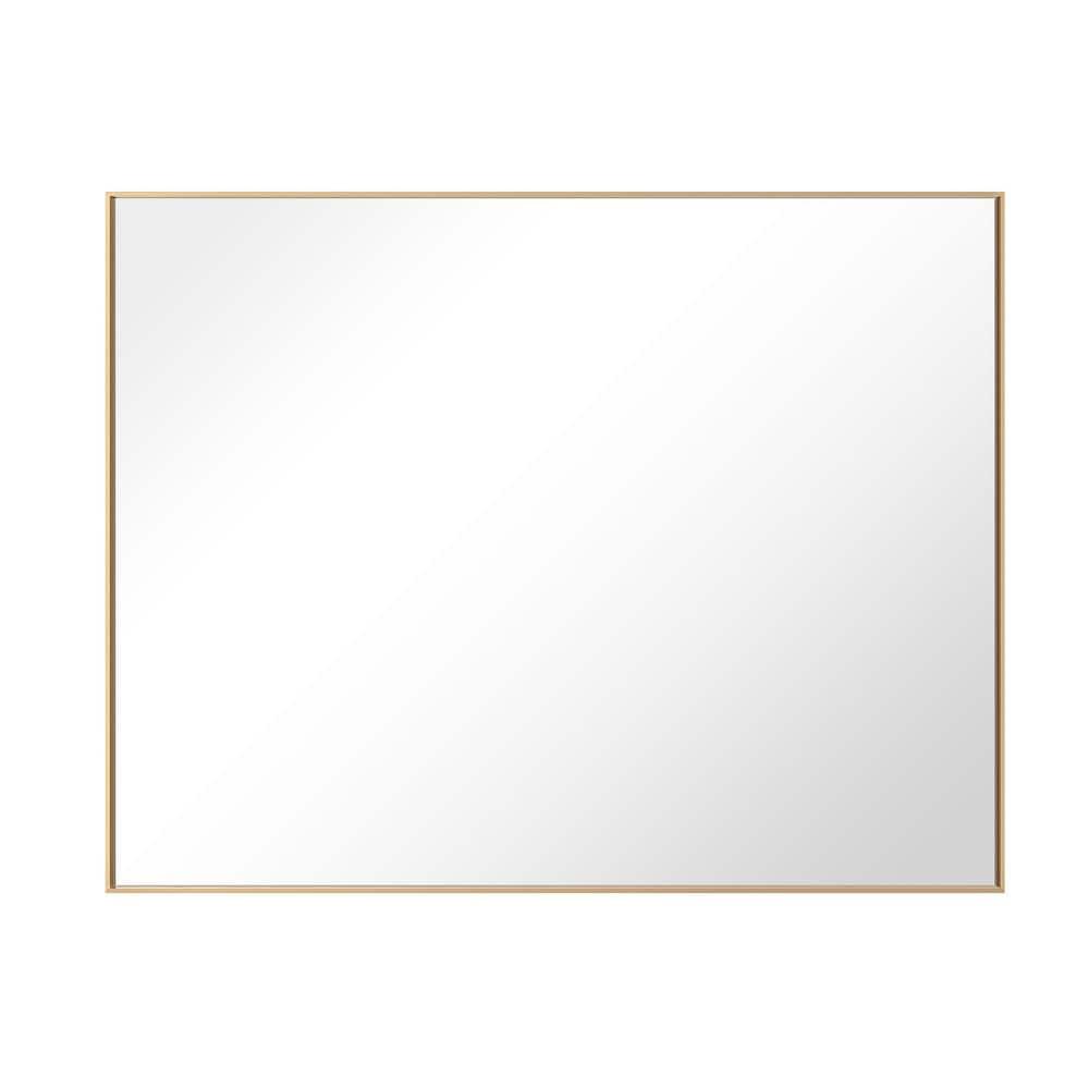Ledel Modern & Contemporary Rectangle Bathroom Vanity Mirror Metal Framed Wall Mirror