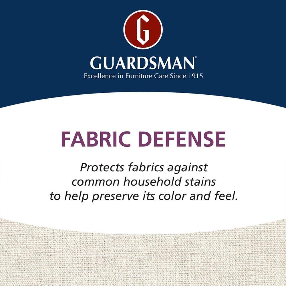 Guardsman Fabric Defense & Upholstery Water Repellent Spray, Protector & Stain Prevention for Microfiber, Rugs, Carpeting, Fabric Furniture, Apparel, and Shoes, Unscented, 11 oz