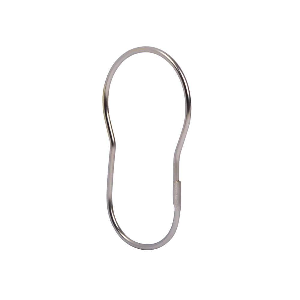 Utopia Alley Utopia Alley Rustproof Fixed Mount Single Curved Shower Rod, Aluminum, adjustable from 45" to 72" Wide