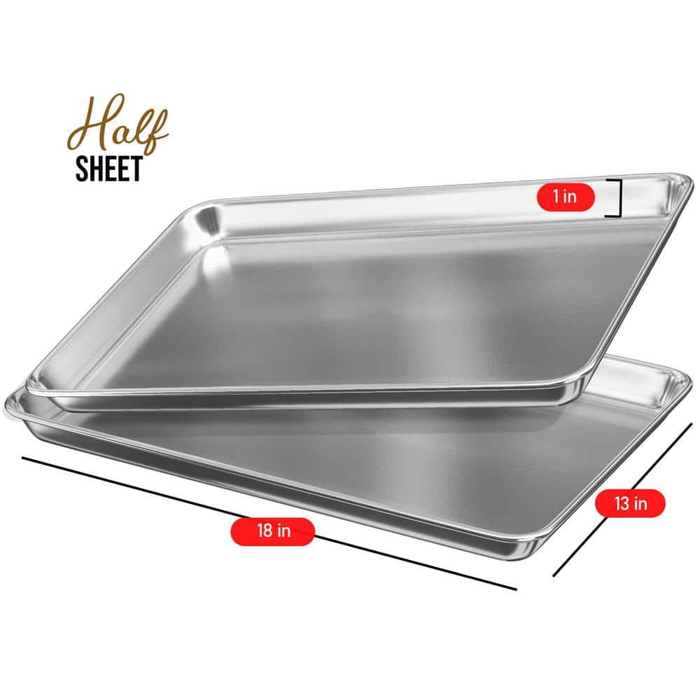 Joytable Joytable Non-Stick Aluminized Steel Half Sheet Pan Set (Set of 4)