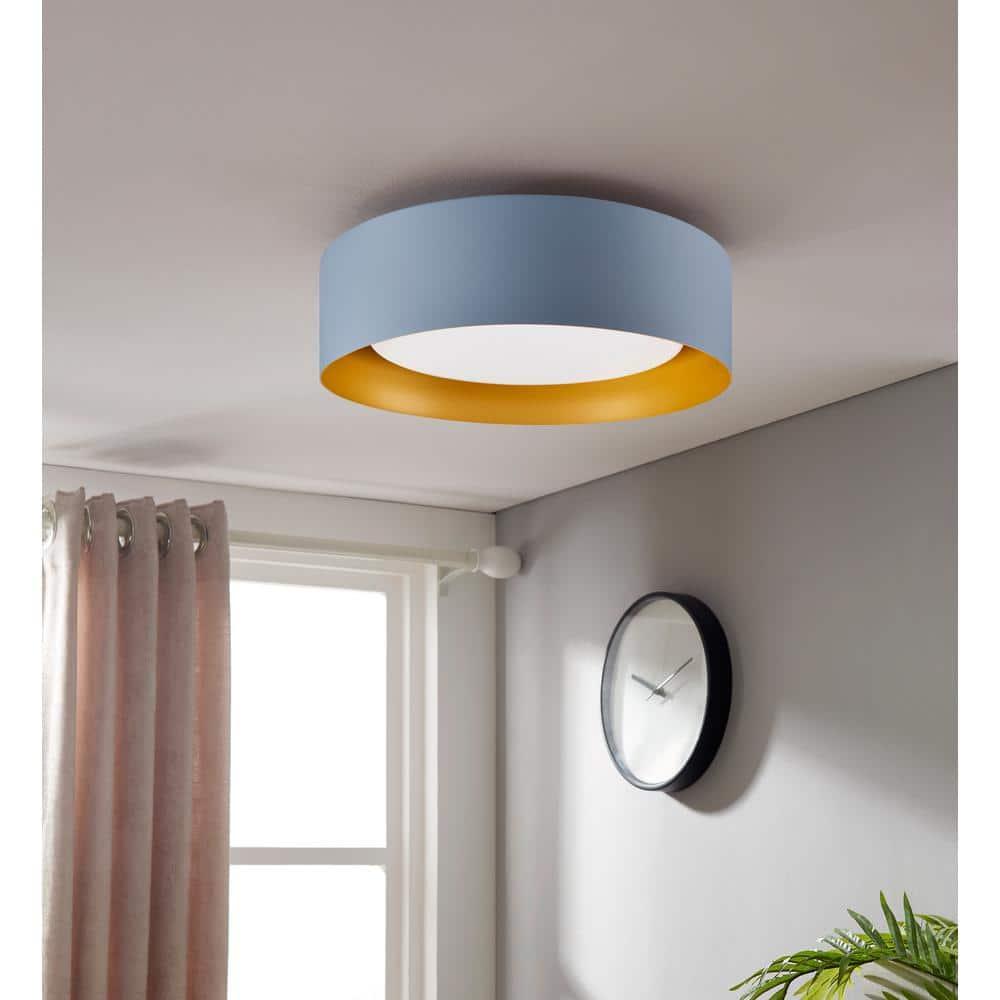 Lynch 15.75 in. 3-Light Flush Mount Ceiling Fixture
