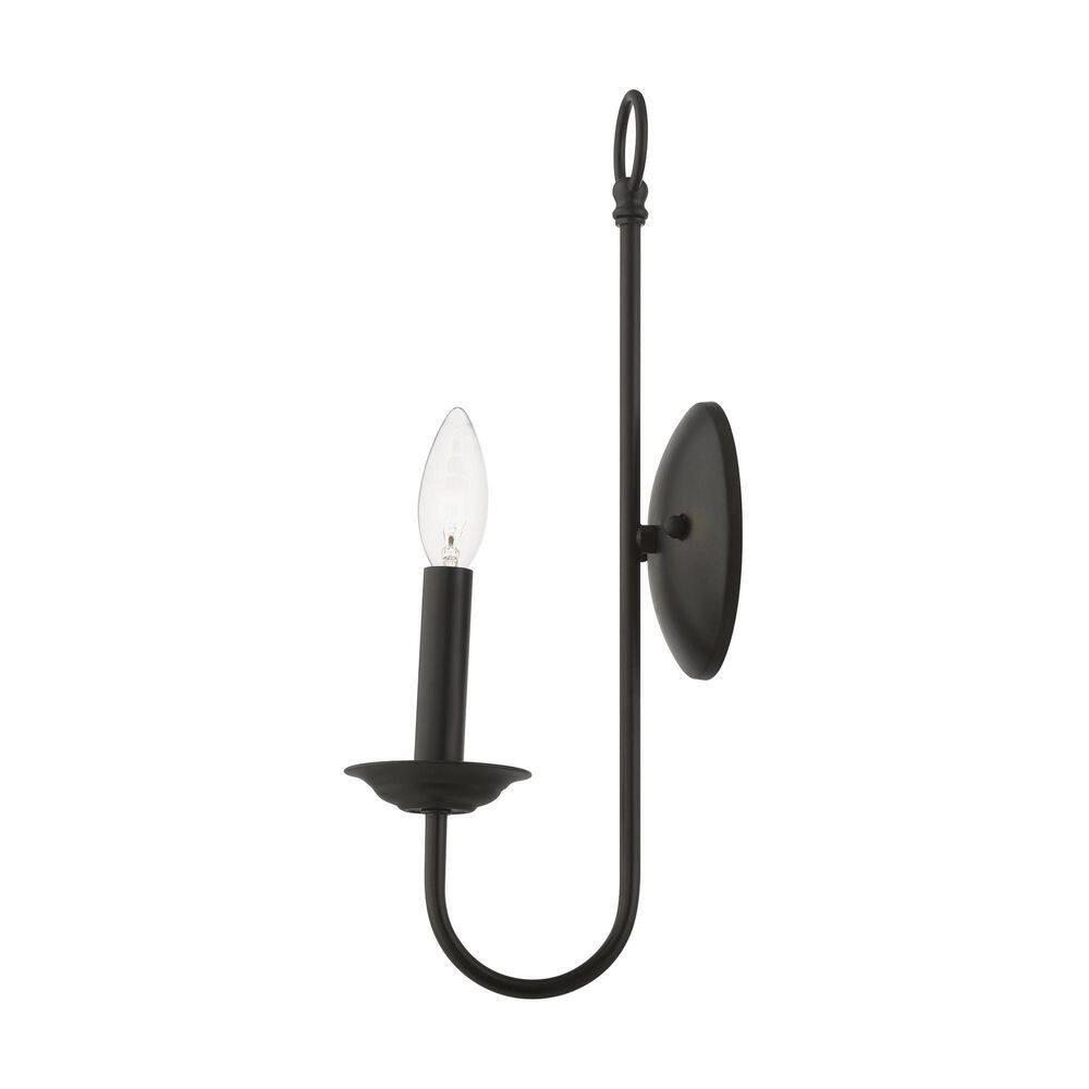 Livex Lighting Estate 1 - Light Wall Light in  Black