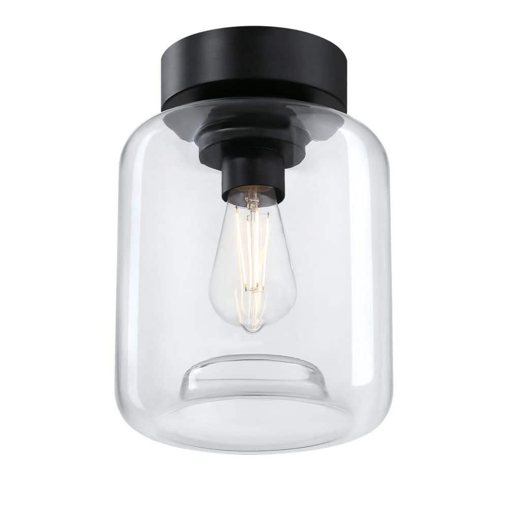 Judd Glass Semi Flush Mount