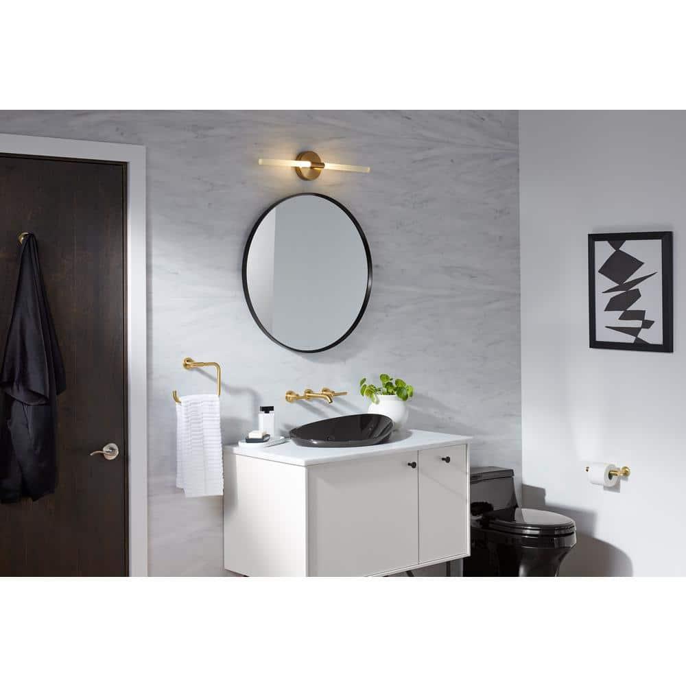 Essential Round Wall Mirror, Bathroom/Vanity Mirror with Frame