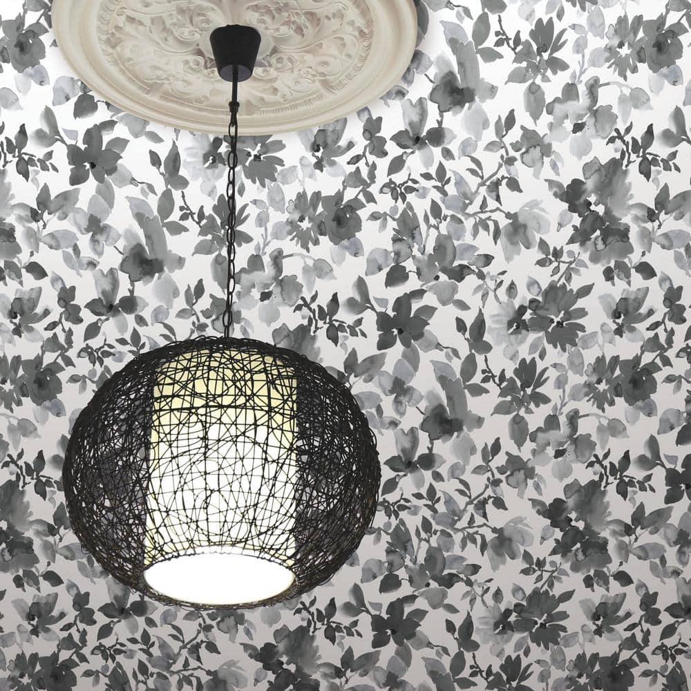 Watercolor Floral Peel and Stick Wallpaper