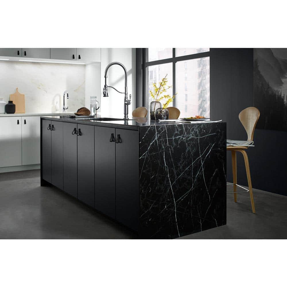 Kohler Tournant® Single Handle Semi-Professional Pre-Rinse Kitchen Faucet with Three-Function Pull Down Sprayer