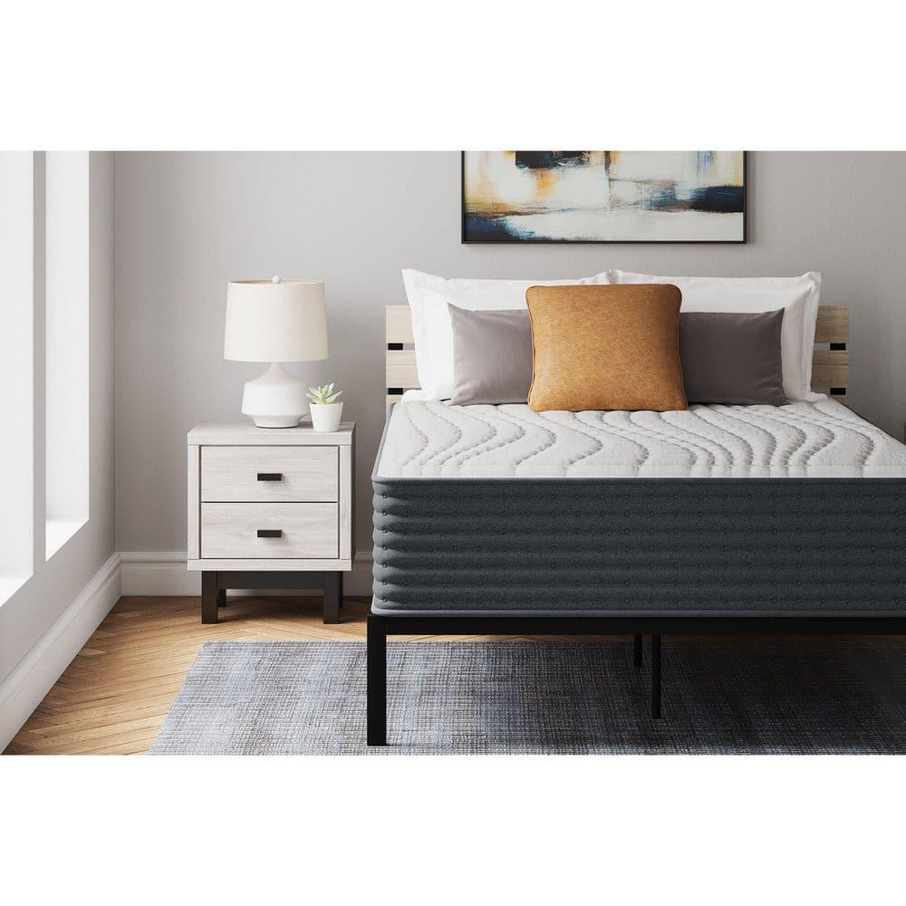 Signature Design by Ashley Hybrid 1400 Queen Mattress, White