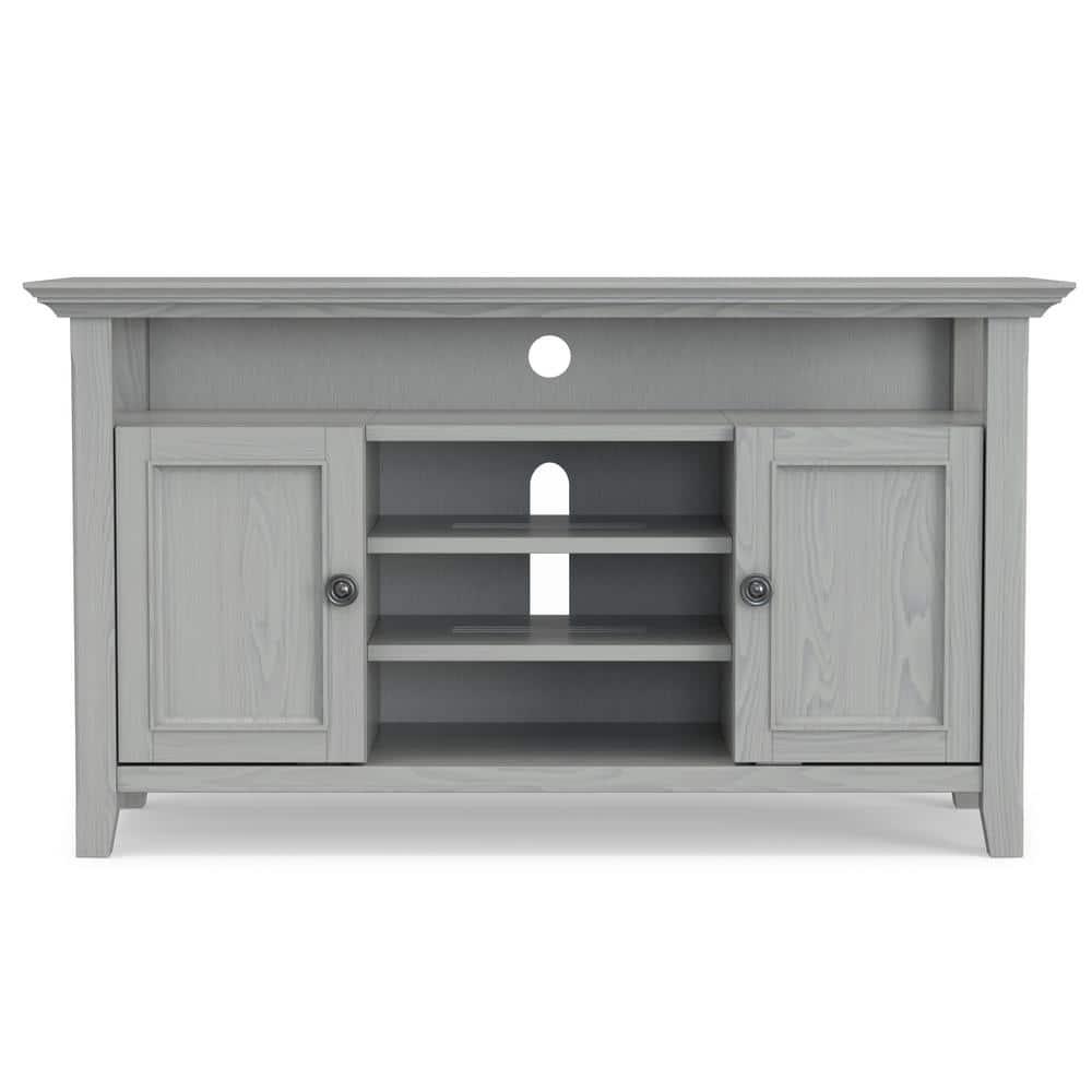 Simpli Home Amherst SOLID WOOD TV Media Stand  For TVs up to 60 inches