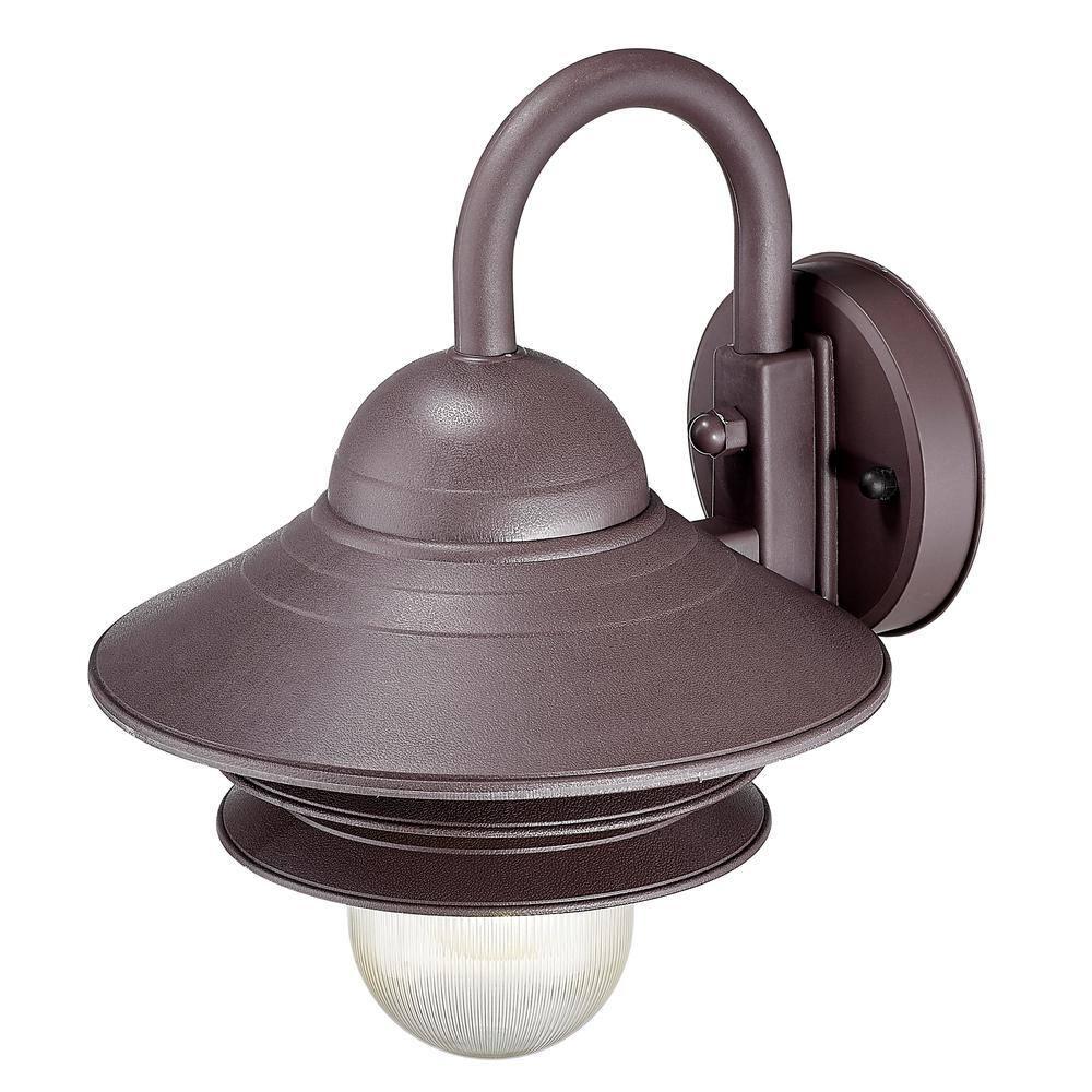 Acclaim 82ABZ Mariner Collection 1-Light Wall Mount Outdoor Light Fixture, Architectural Bronze
