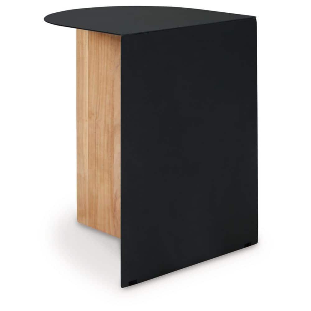 Signature Design by Ashley Ladgate Accent Table, Black & Natural Brown