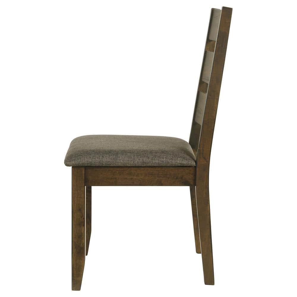 Coaster Alston Ladder Back Wood Dining Chair in Nutmeg