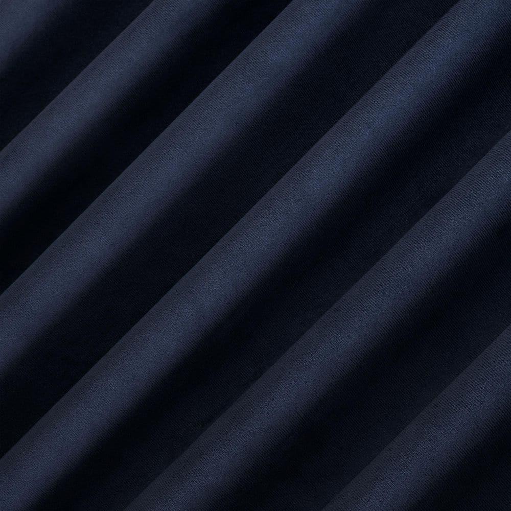 Sun Zero Velvet Noise Reducing Thermal Extreme 100% Blackout Back Tab Curtain Panel