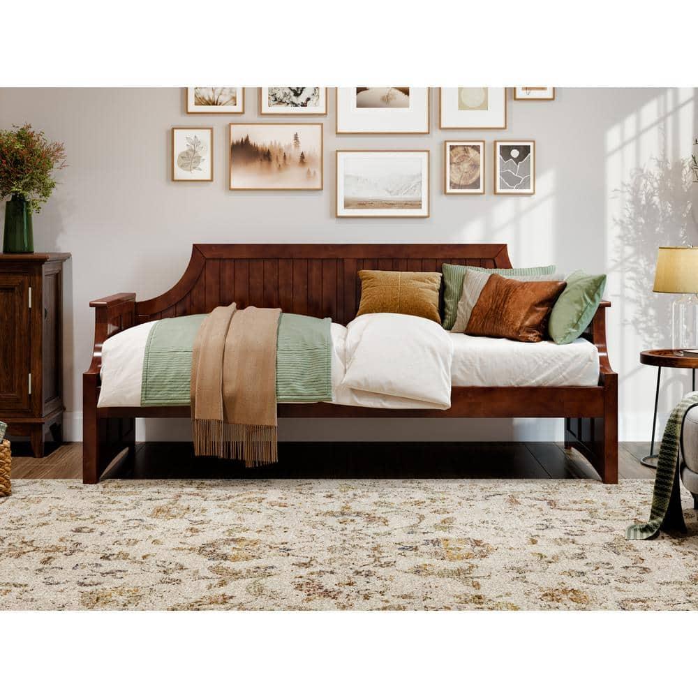 AFI Cambridge Twin Wood Daybed in Walnut