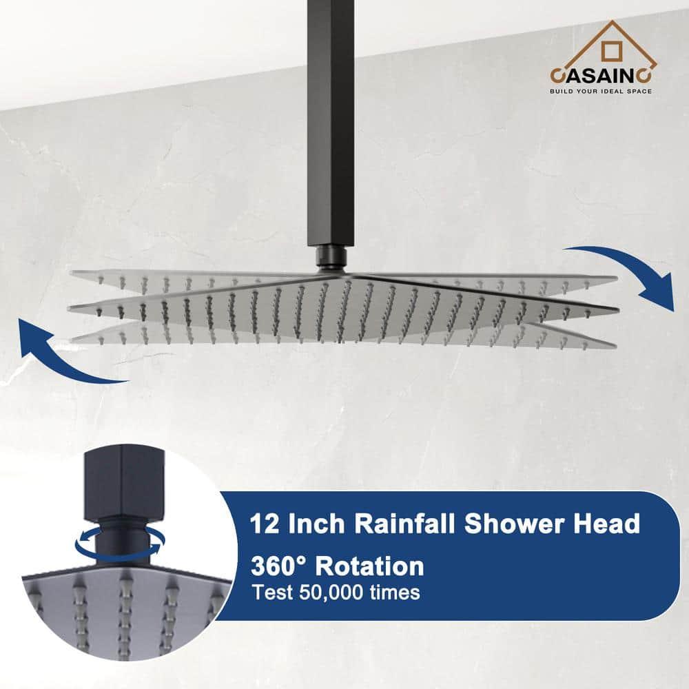 Shower Faucets & Systems All-In-One Kit with Rough in-Valve