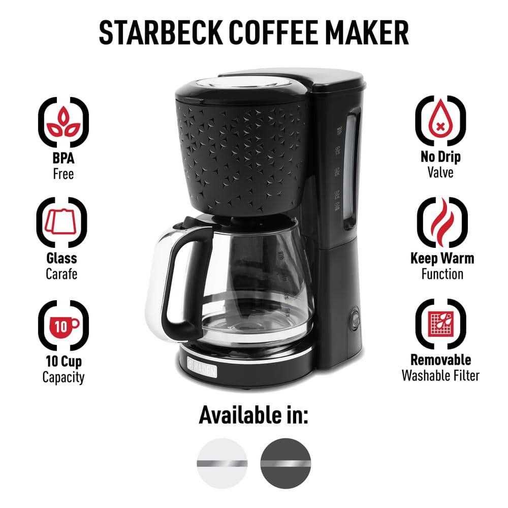 HADEN Starbeck Black Drip Coffee Maker