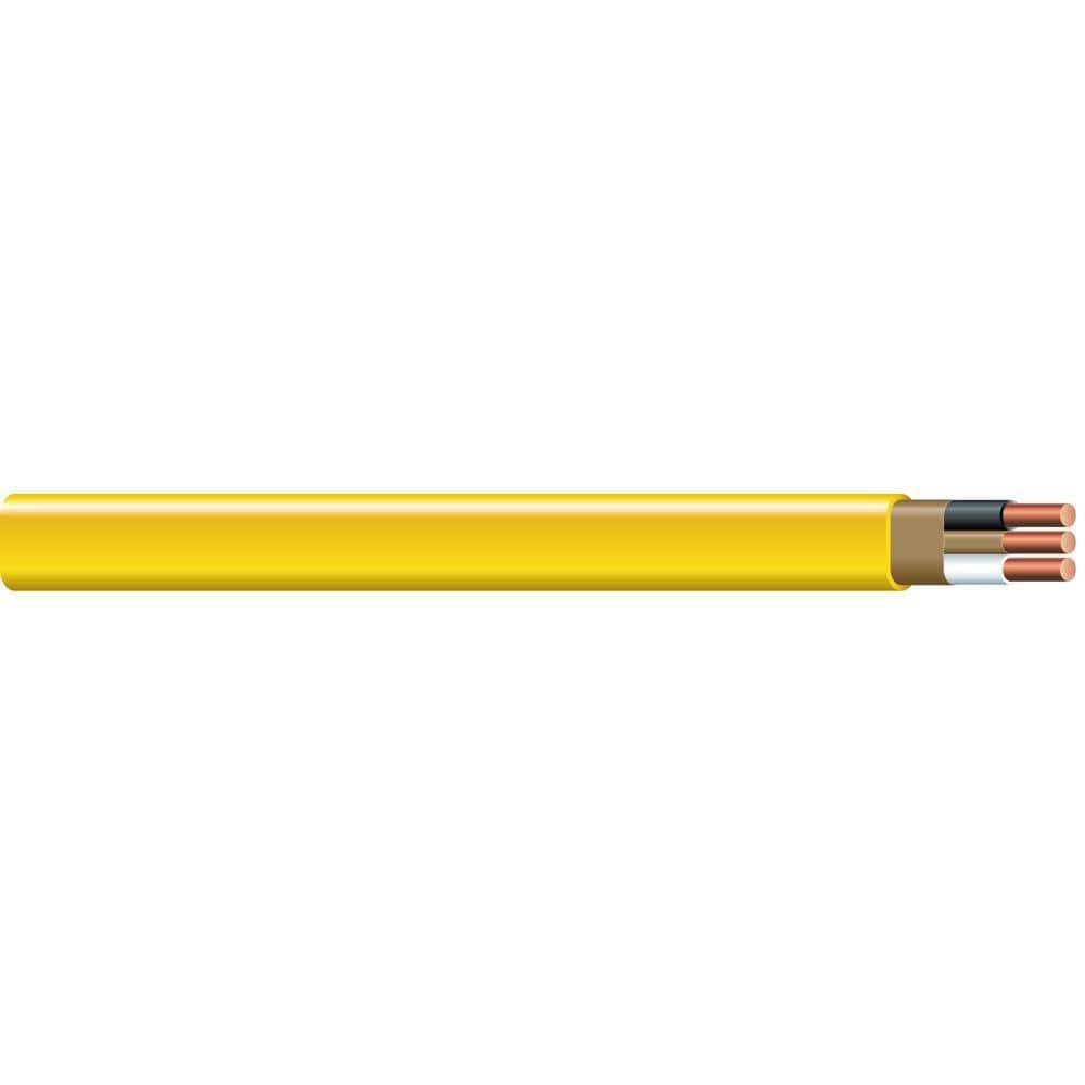 Southwire 28828228 Non-Metallic Building Wire, 12/2-Nmwg, 100', Yellow