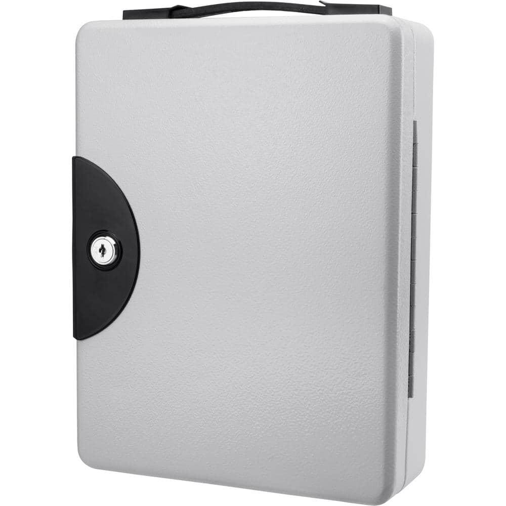 Barska 50 KEY LOCK BOX GREY W/CARRYING HANDLE