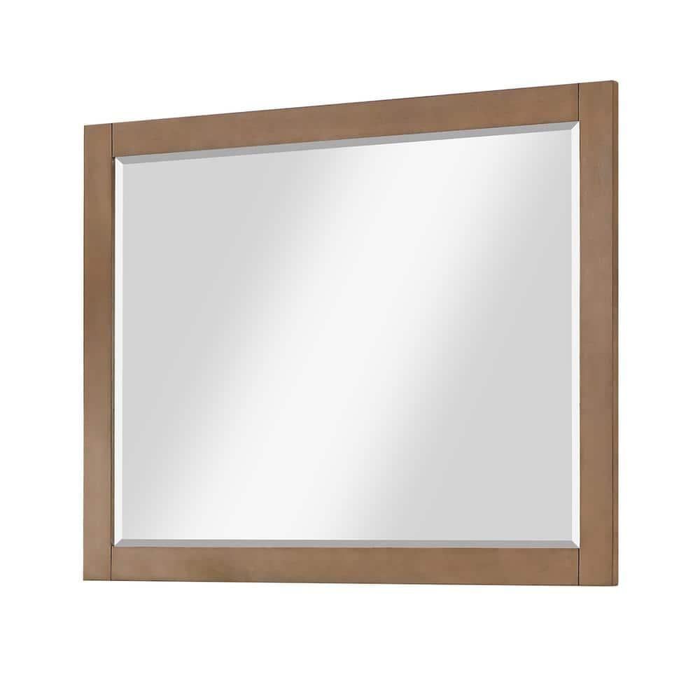 Ivy Wood Flat Wall Mirror