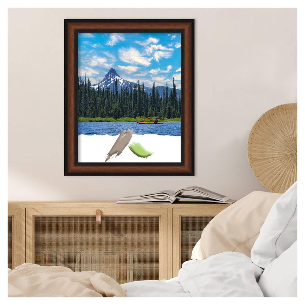 Amanti Art Yale Walnut Picture Frame Opening Size 16x20 in.