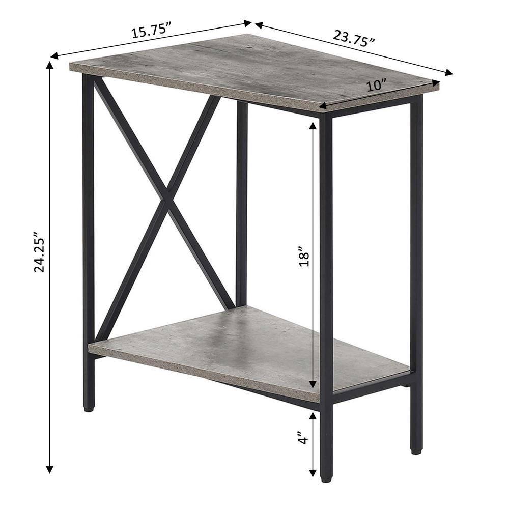 Convenience Concepts Tucson Wedge End Table