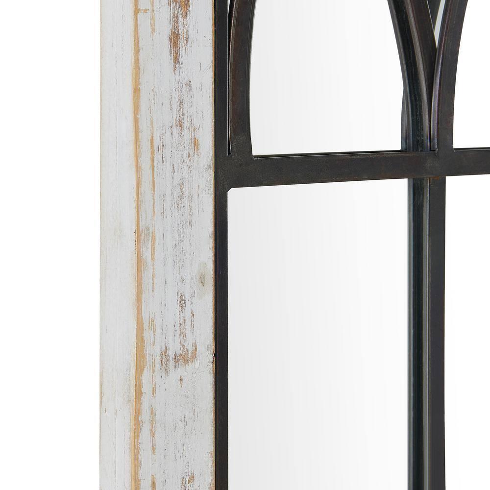 FirsTime & Co. White Vista Arch Wall Mirror, Farmhouse, Rectangular, 23.6 x 1.25 x 37.4 in