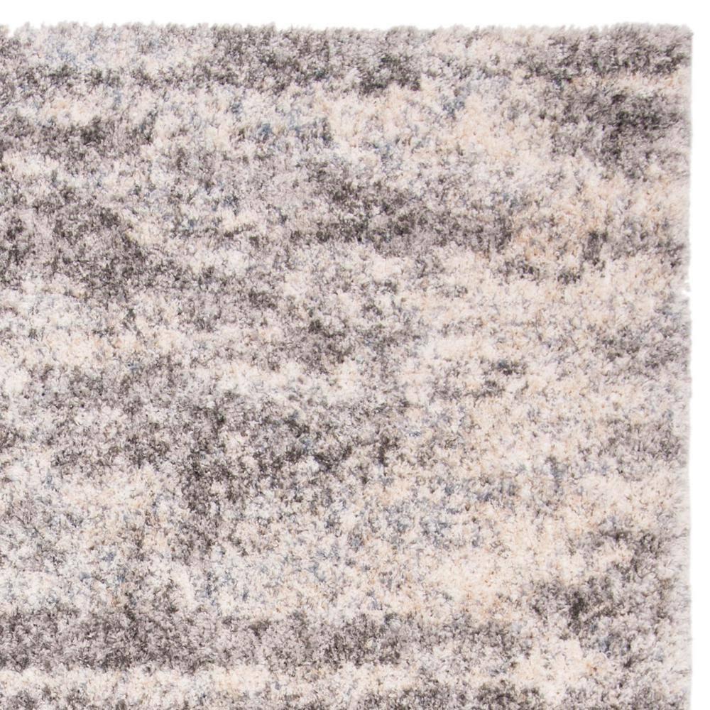 Berber Shag BER219 Power Loomed Area Rug - Grey/Cream - 9' X 12' - Safavieh.
