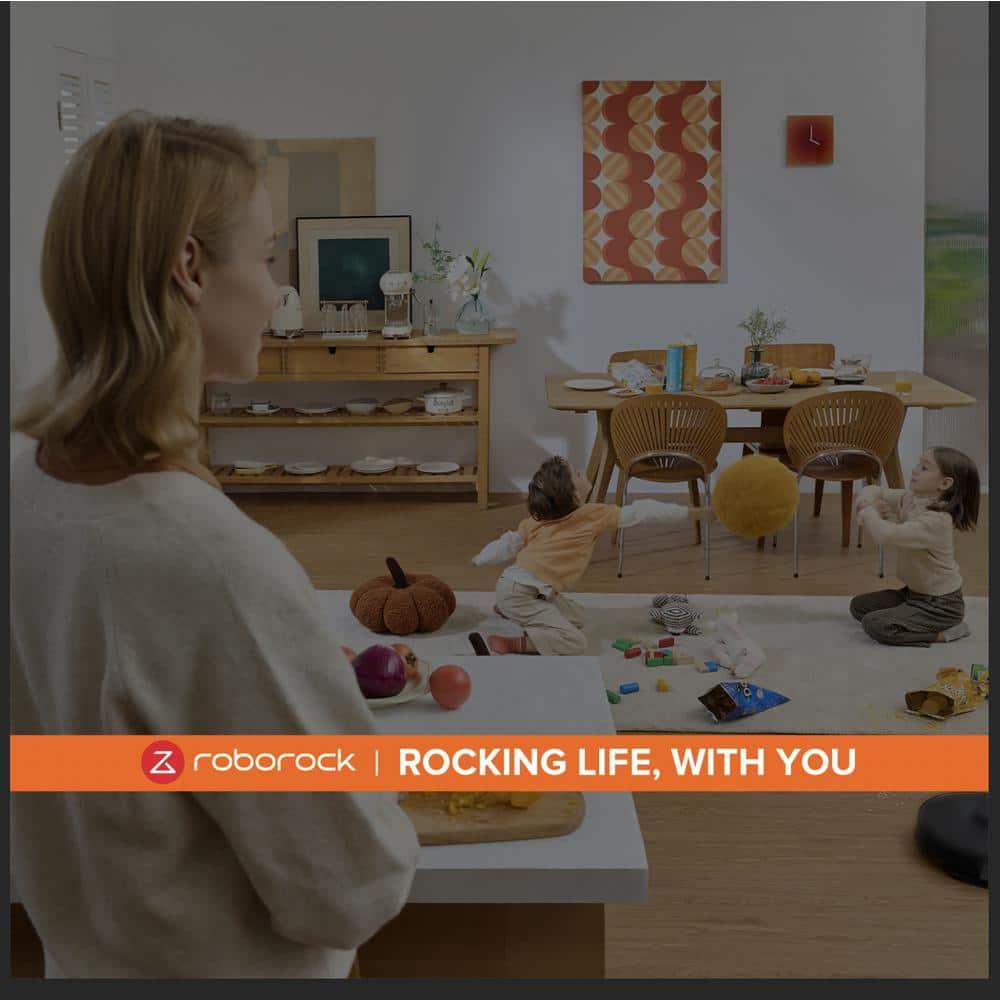 Q8 Max Robotic Vacuum White: Roborock, Cordless, Smart Mapping, App Controlled, Tangle-Free, Multi-Surface, 1-Year Warranty