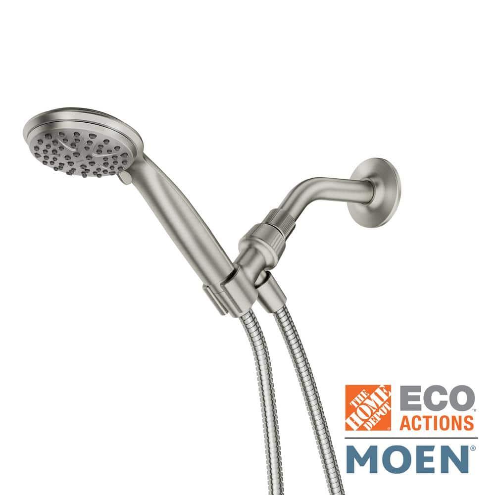 Moen 6-Mode Attune Hand Held Shower Head in Spot Resist Brushed Nickel 218H0SRN