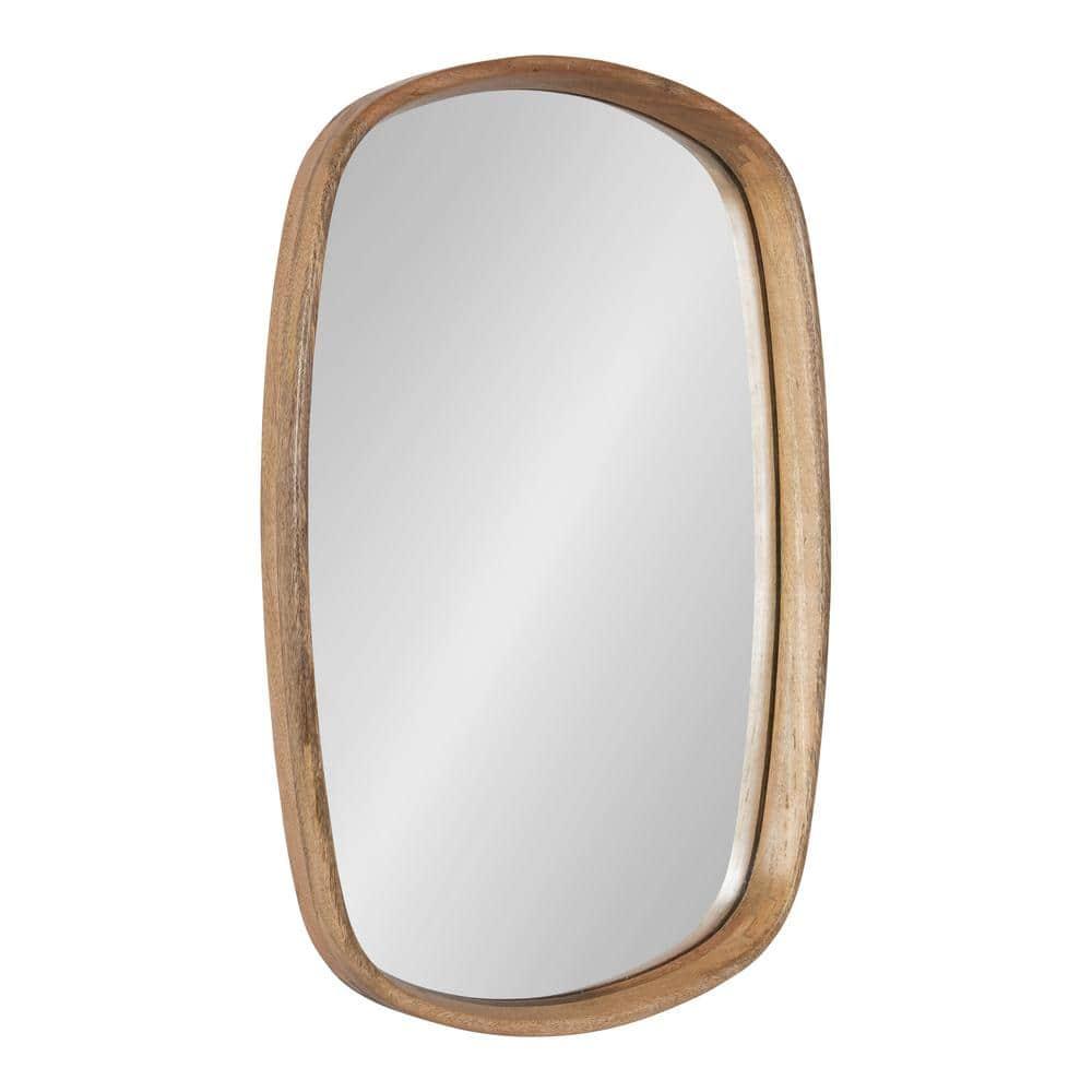 Kate and Laurel Prema Framed Wall Mirror, 20x30, Natural