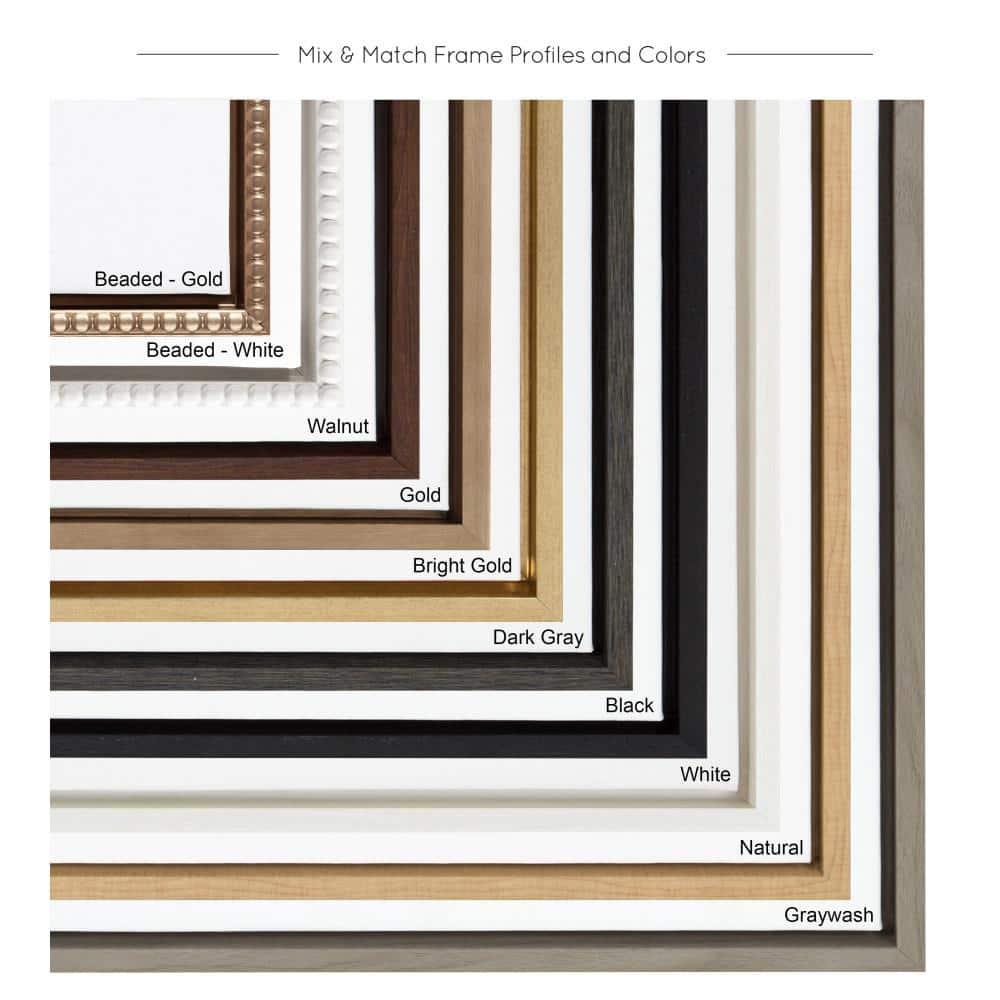 Kate & Laurel All Things Decor 22"x22" Sylvie Beaded Blank Vintage Framed Canvas Wall Art Gold: Transitional Style, Modern Art