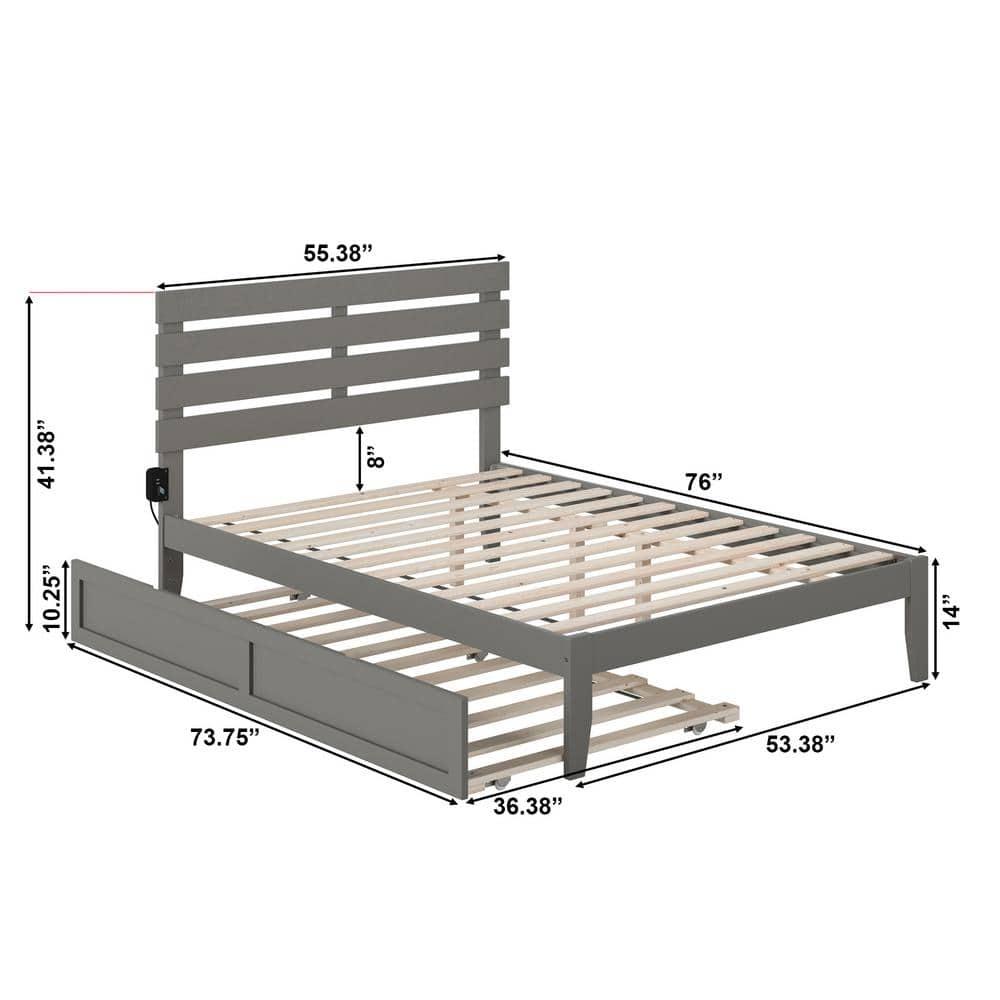 Oxford Bed with USB Turbo Charger and Trundle - AFI