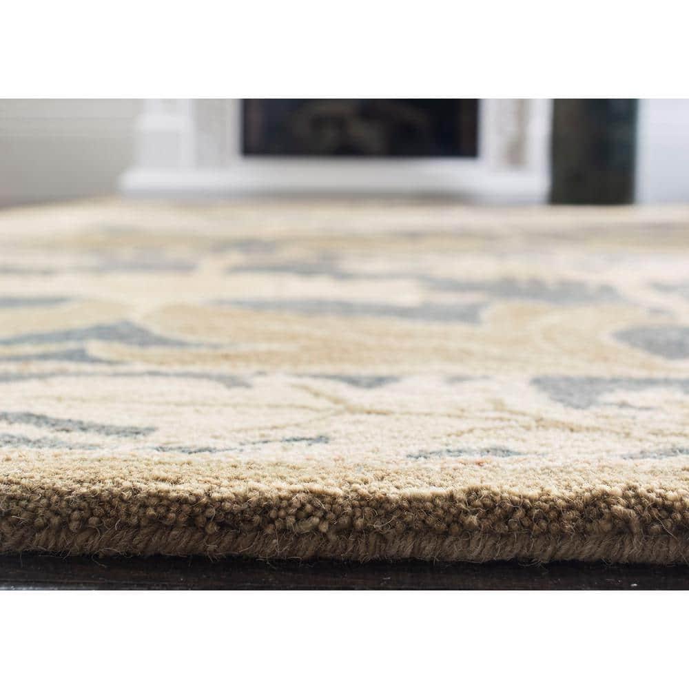 Anatolia AN541 Hand Tufted Indoor Accent Rug - Navy/Sage - 3'x5' - Safavieh