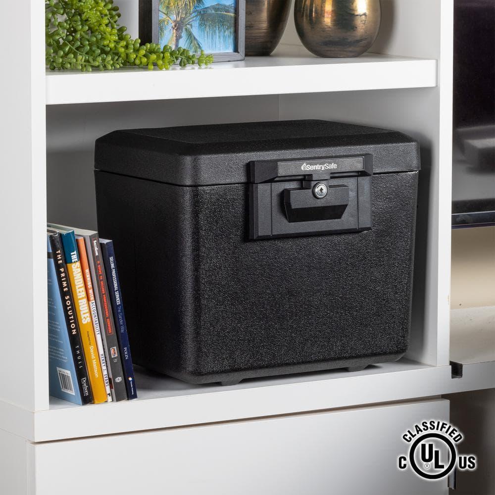 BEACHWATER POOL & SPA, LLC Fireproof Document Box With Key Lock, Safe Secures Files And Documents For Home Or Office